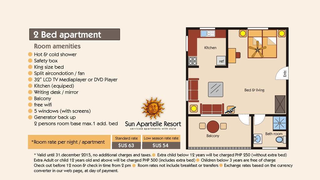 Sun Apartelle Đảo Đảo Panglao Ngoại thất bức ảnh